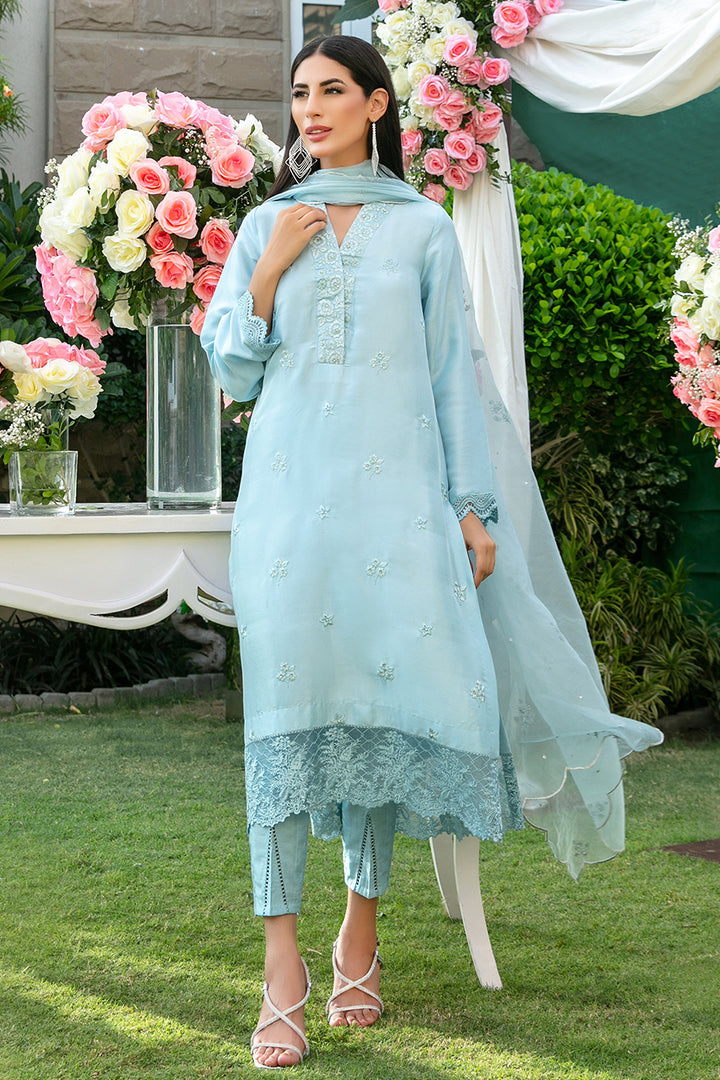 Shirt And Dupatta-Raw Silk