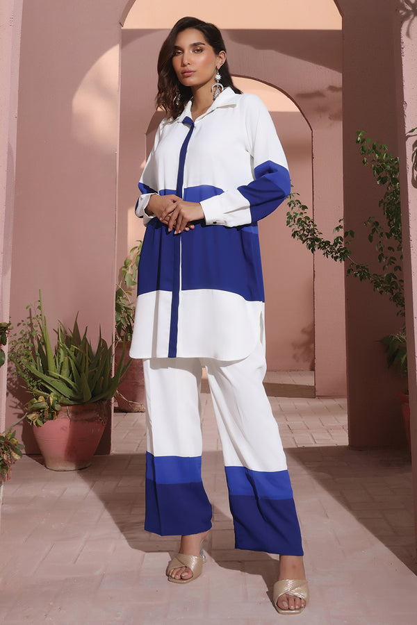 Shirt And Trouser-Georgette
