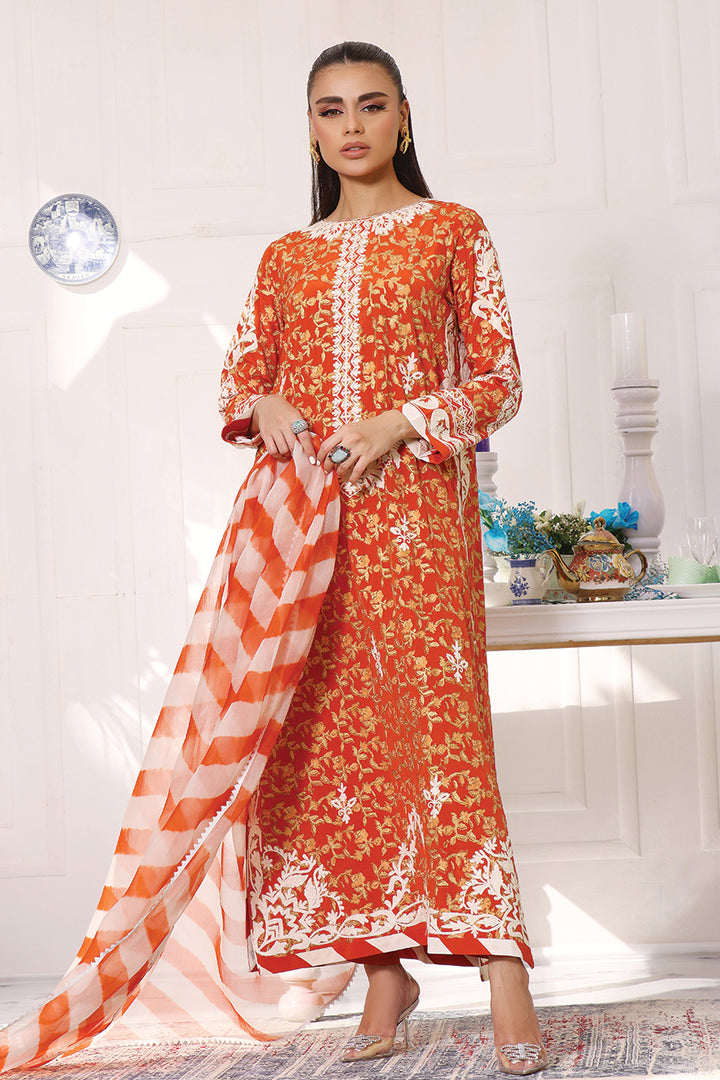 Shirt And Dupatta-Crepe Silk