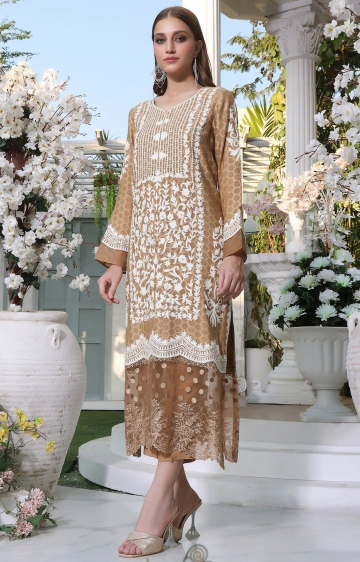 Shirt And Trouser-Khaddi Net